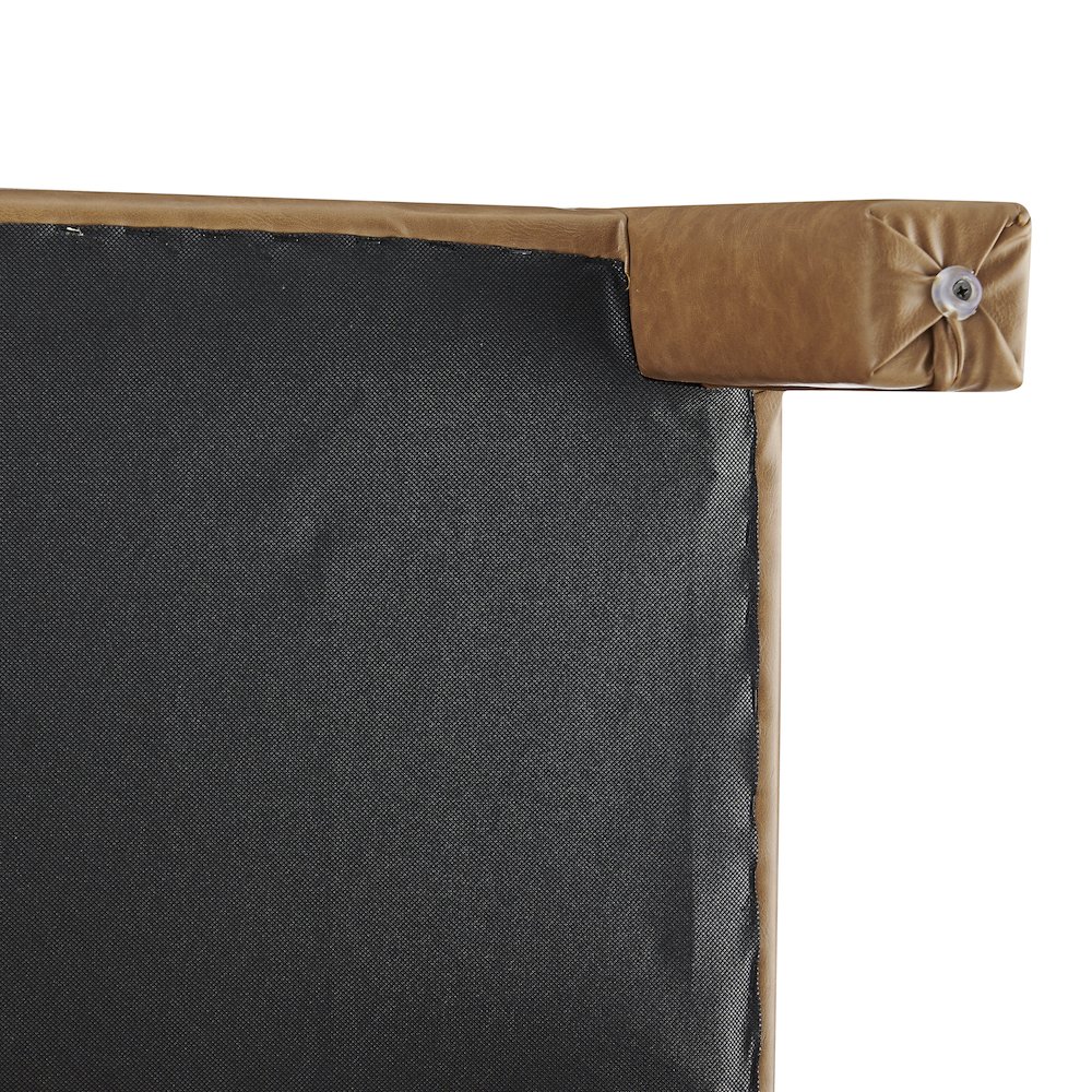 Lucca Faux Leather Bench. Picture 8