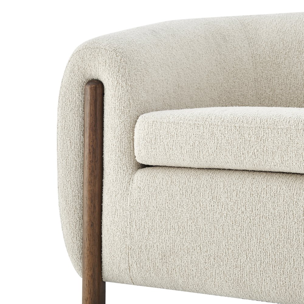 Cordelia Boucle Accent Arm Chair. Picture 8