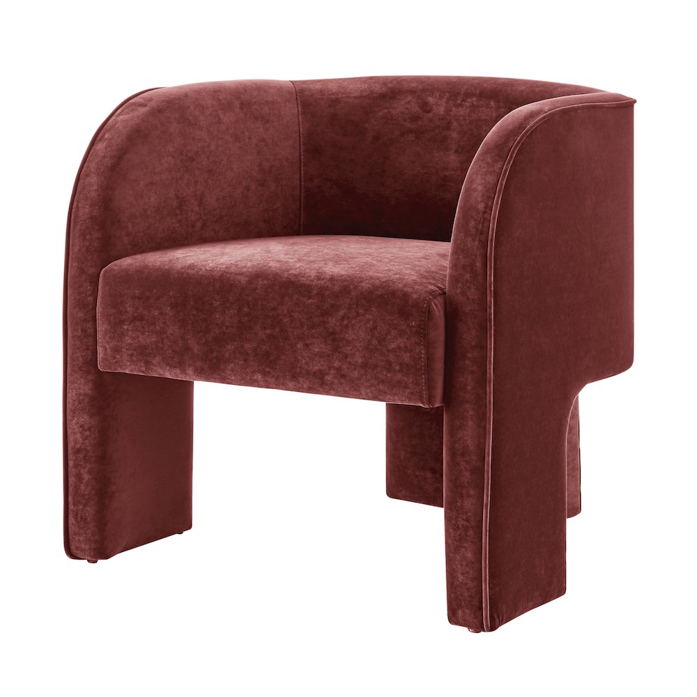 Matteo Velvet Accent Arm Chair. Picture 1