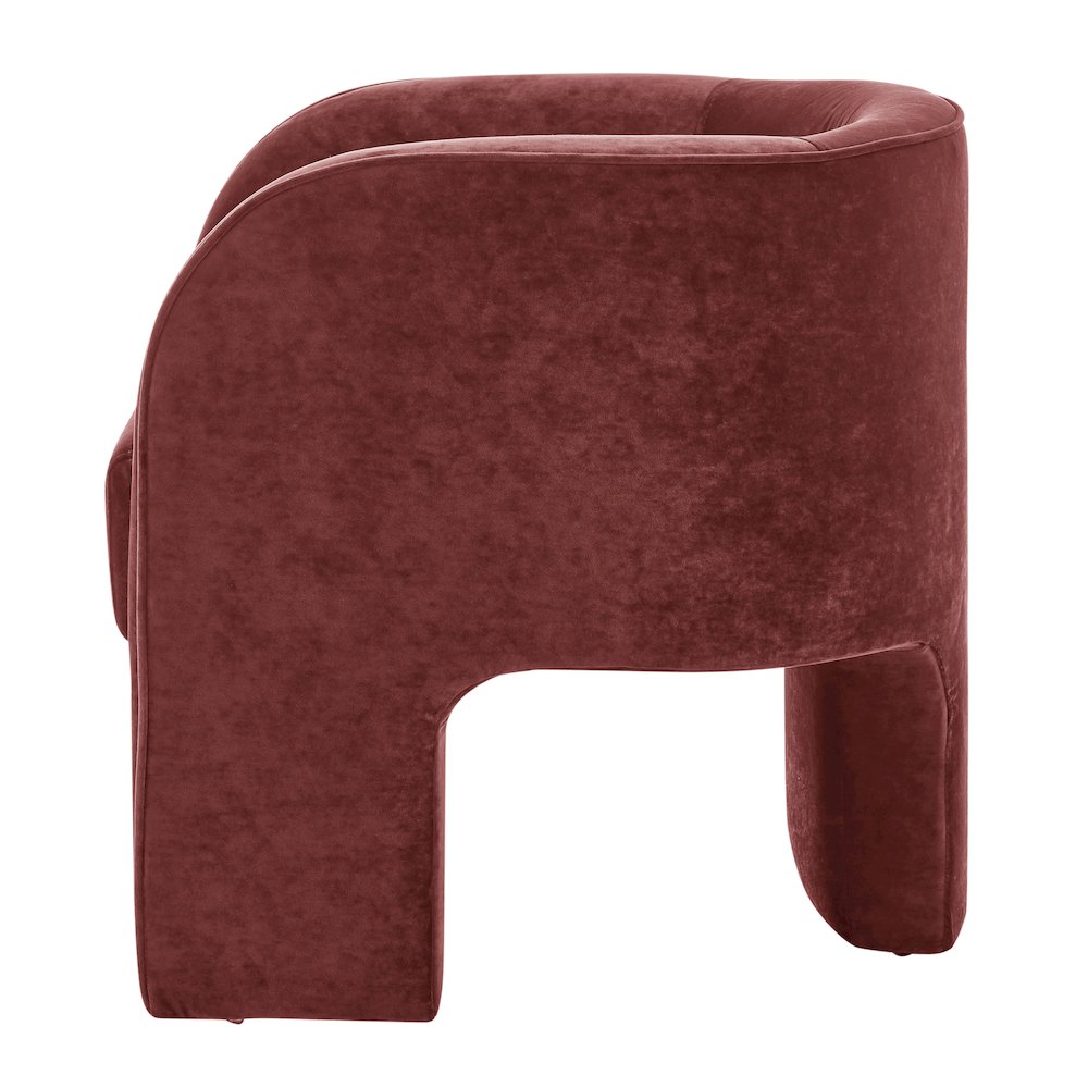 Matteo Velvet Accent Arm Chair. Picture 3
