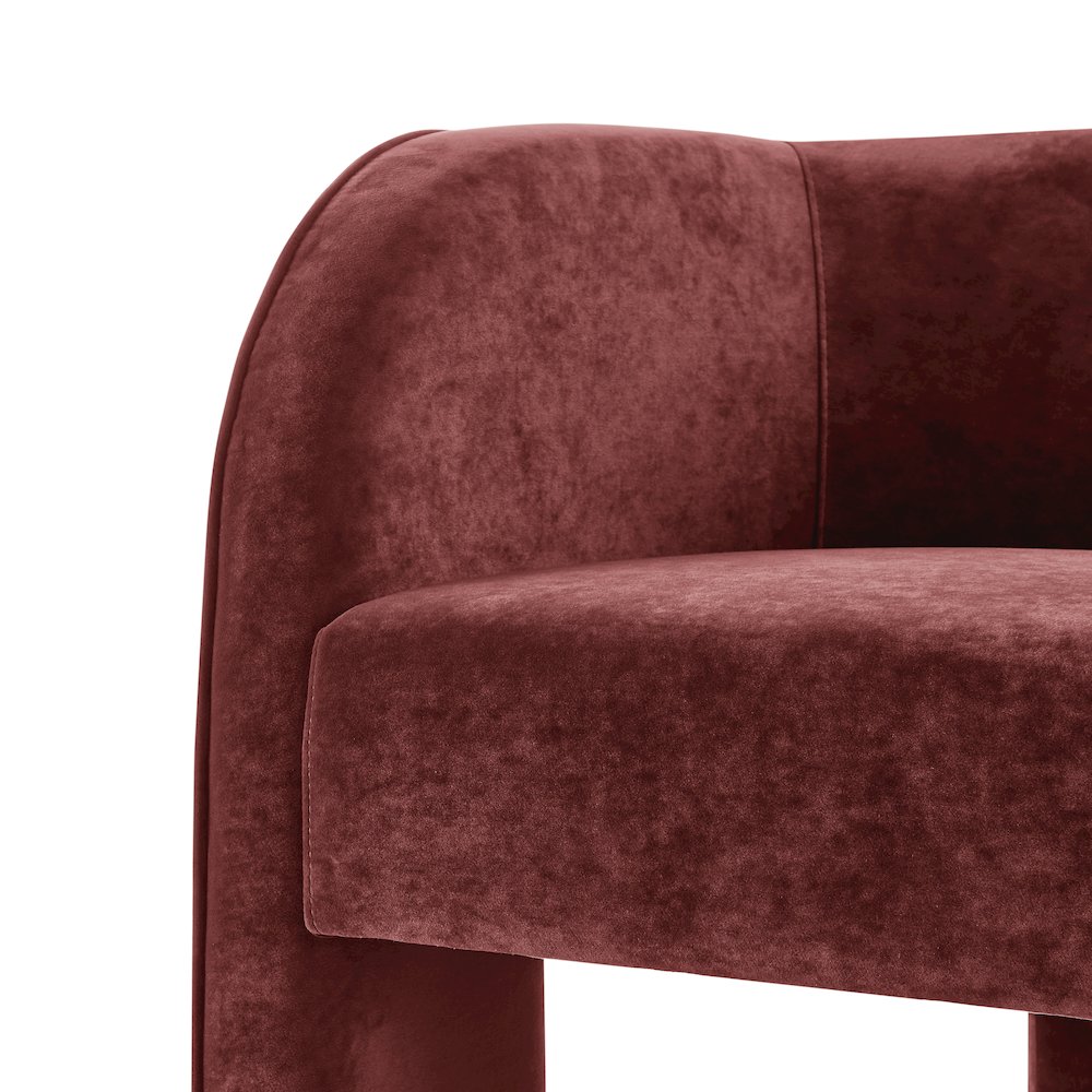 Matteo Velvet Accent Arm Chair. Picture 7