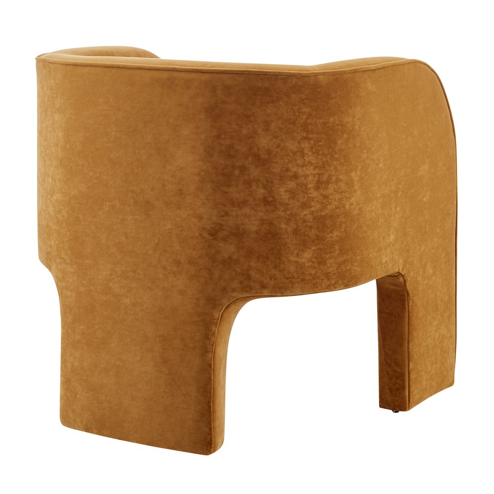 Matteo Velvet Accent Arm Chair. Picture 5