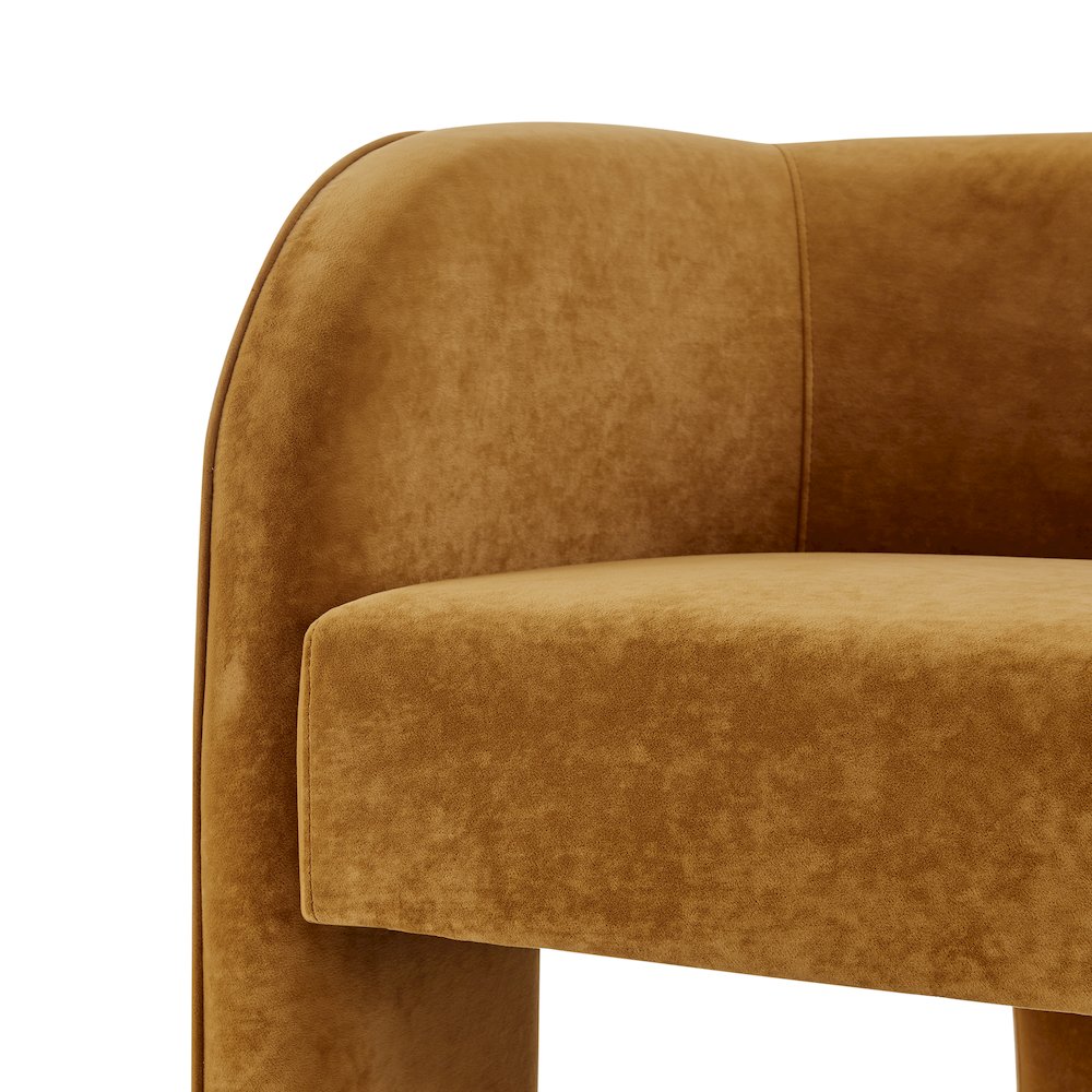 Matteo Velvet Accent Arm Chair. Picture 7