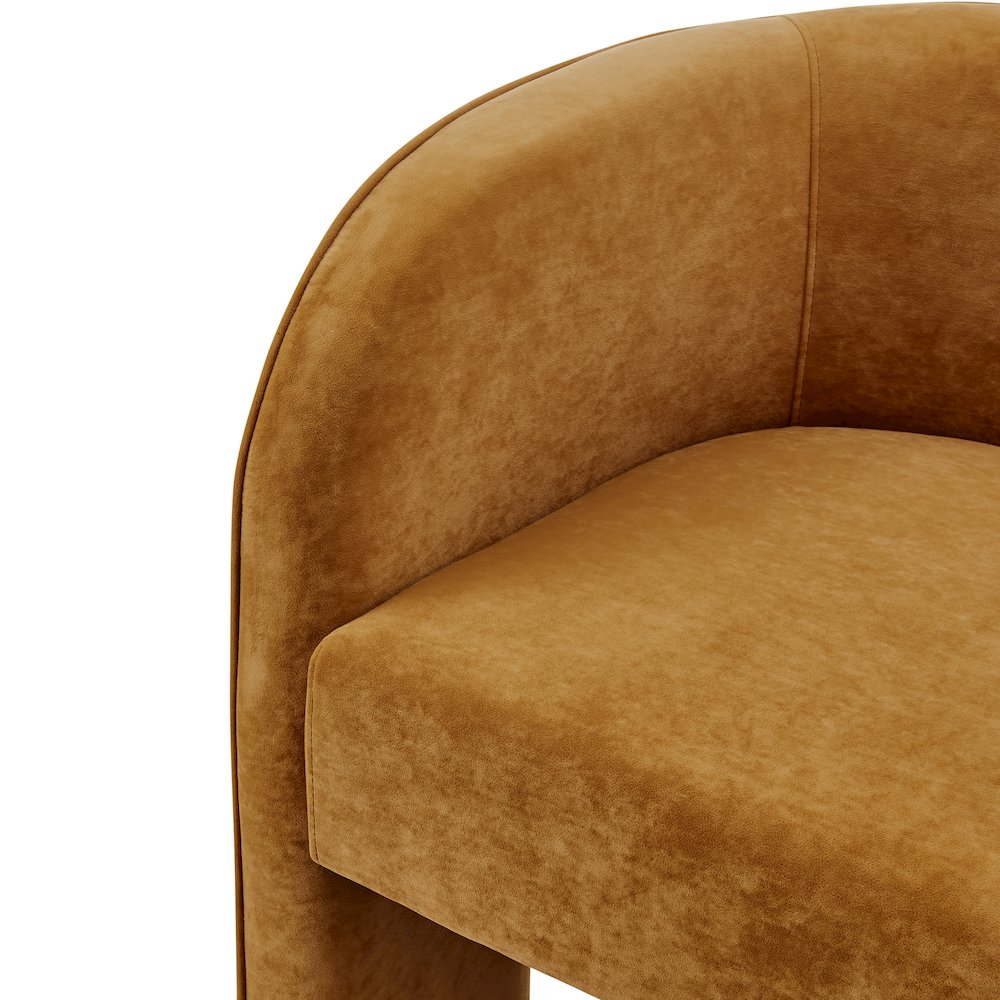 Matteo Velvet Accent Arm Chair. Picture 8