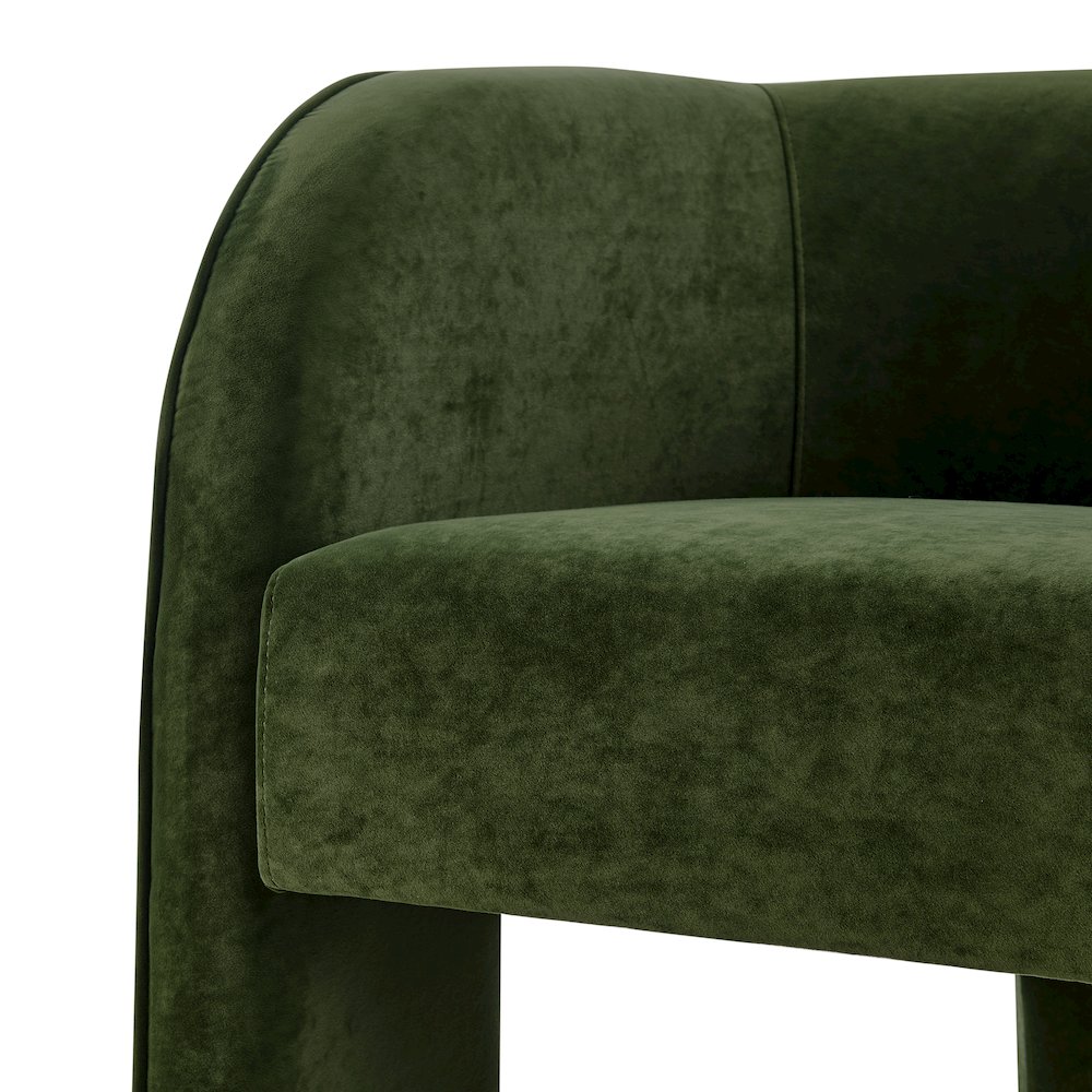 Matteo Velvet Accent Arm Chair. Picture 7