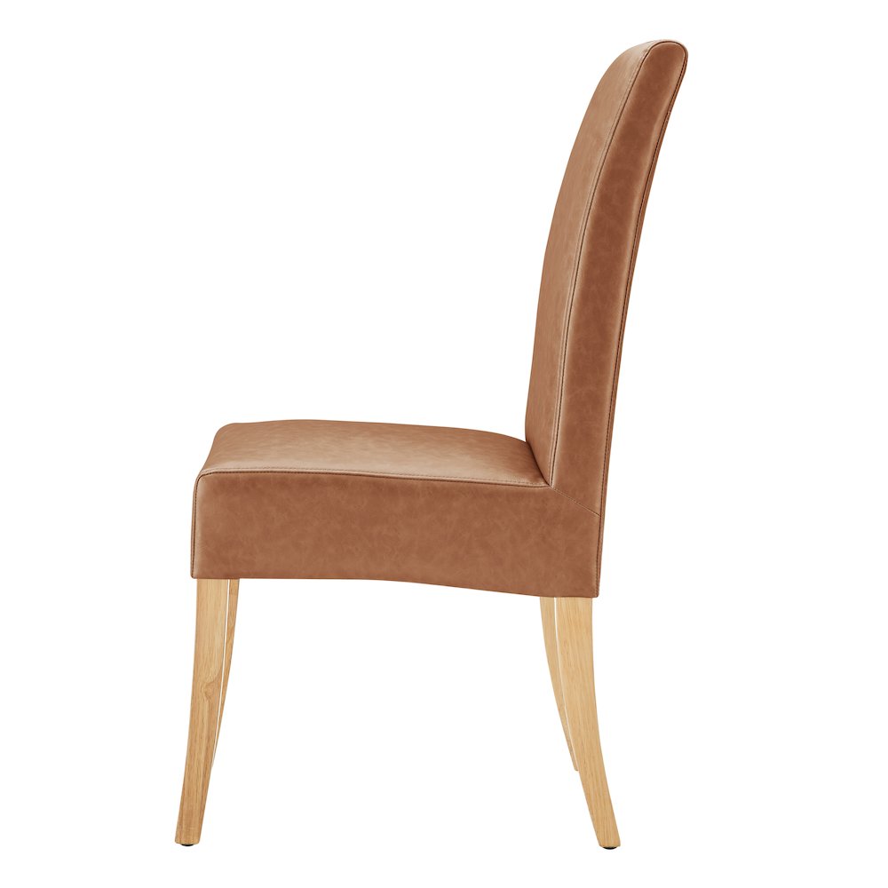 Valencia Faux Leather Dining Side Chair, (Set of 2). Picture 3