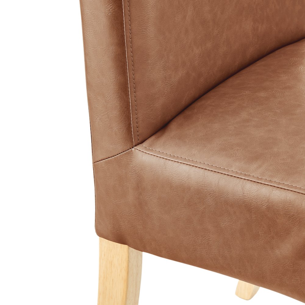 Valencia Faux Leather Dining Side Chair, (Set of 2). Picture 7