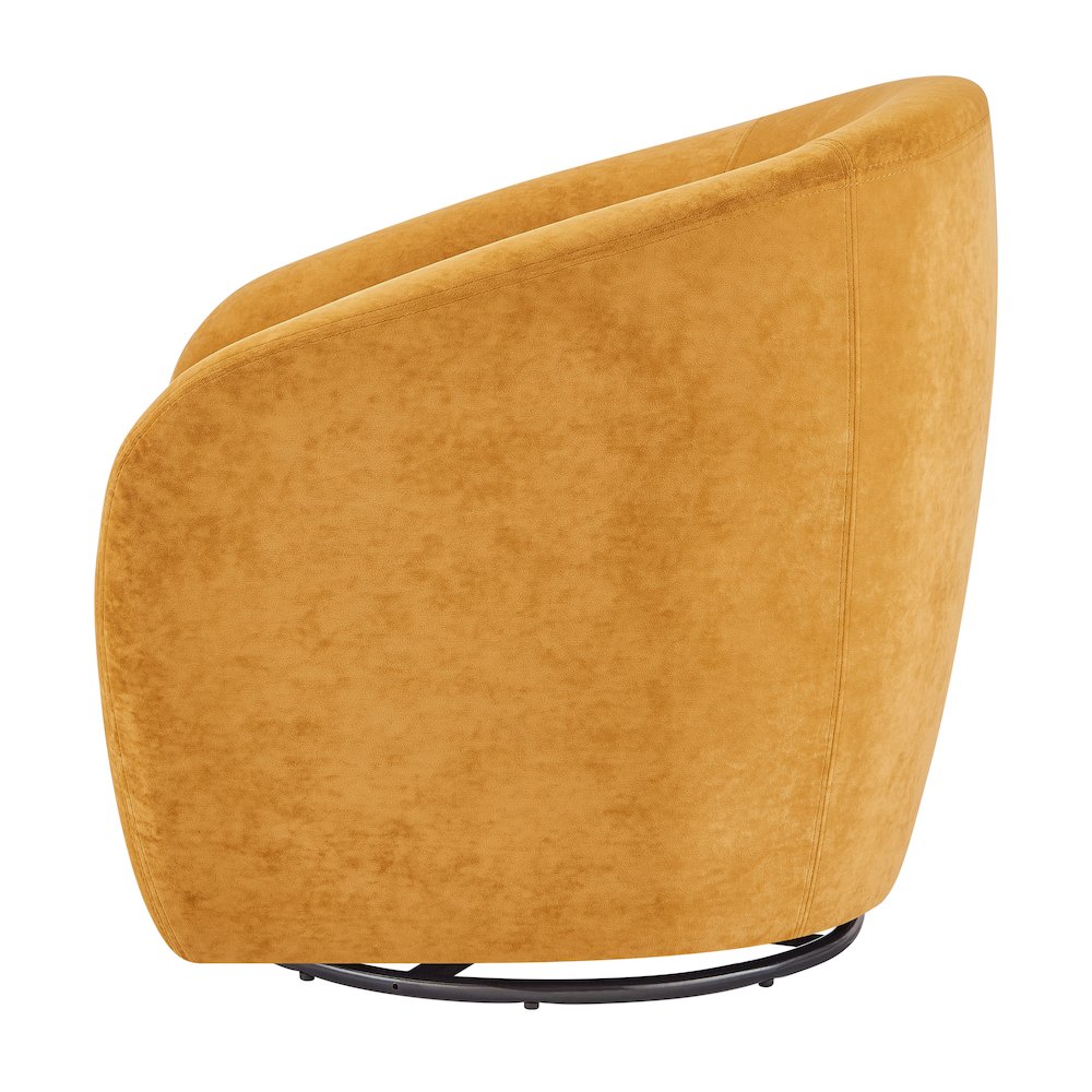Regina Velvet Swivel Accent Arm Chair. Picture 3