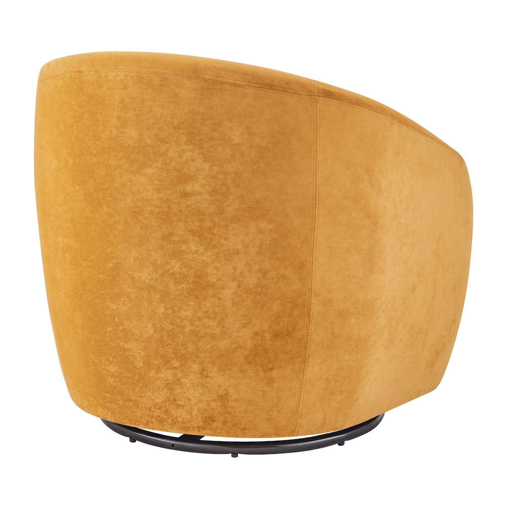 Regina Velvet Swivel Accent Arm Chair. Picture 5