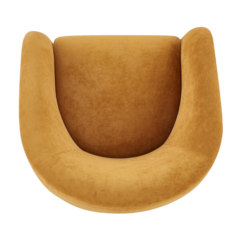 Regina Velvet Swivel Accent Arm Chair. Picture 6