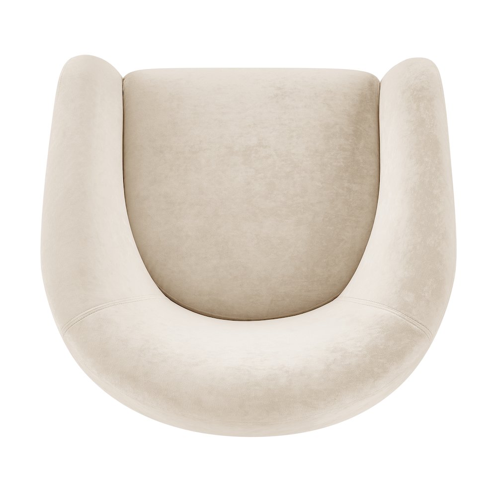 Regina Velvet Swivel Accent Arm Chair. Picture 6