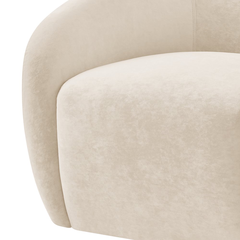 Regina Velvet Swivel Accent Arm Chair. Picture 8