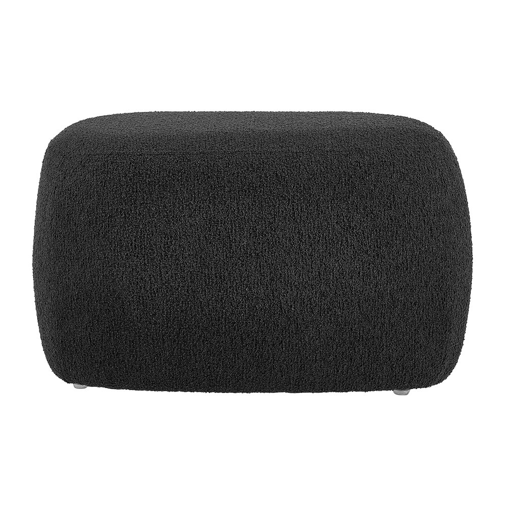 Carlese Boucle Small Ottoman. Picture 2