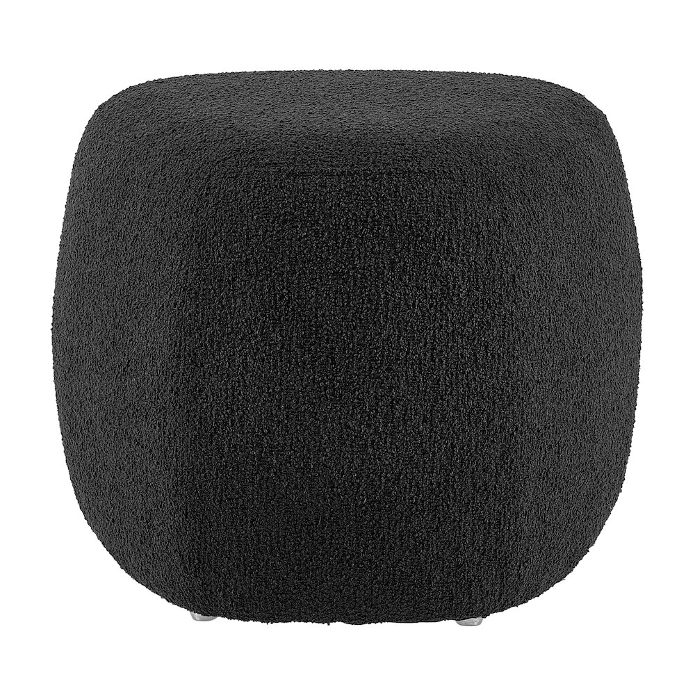 Carlese Boucle Small Ottoman. Picture 3