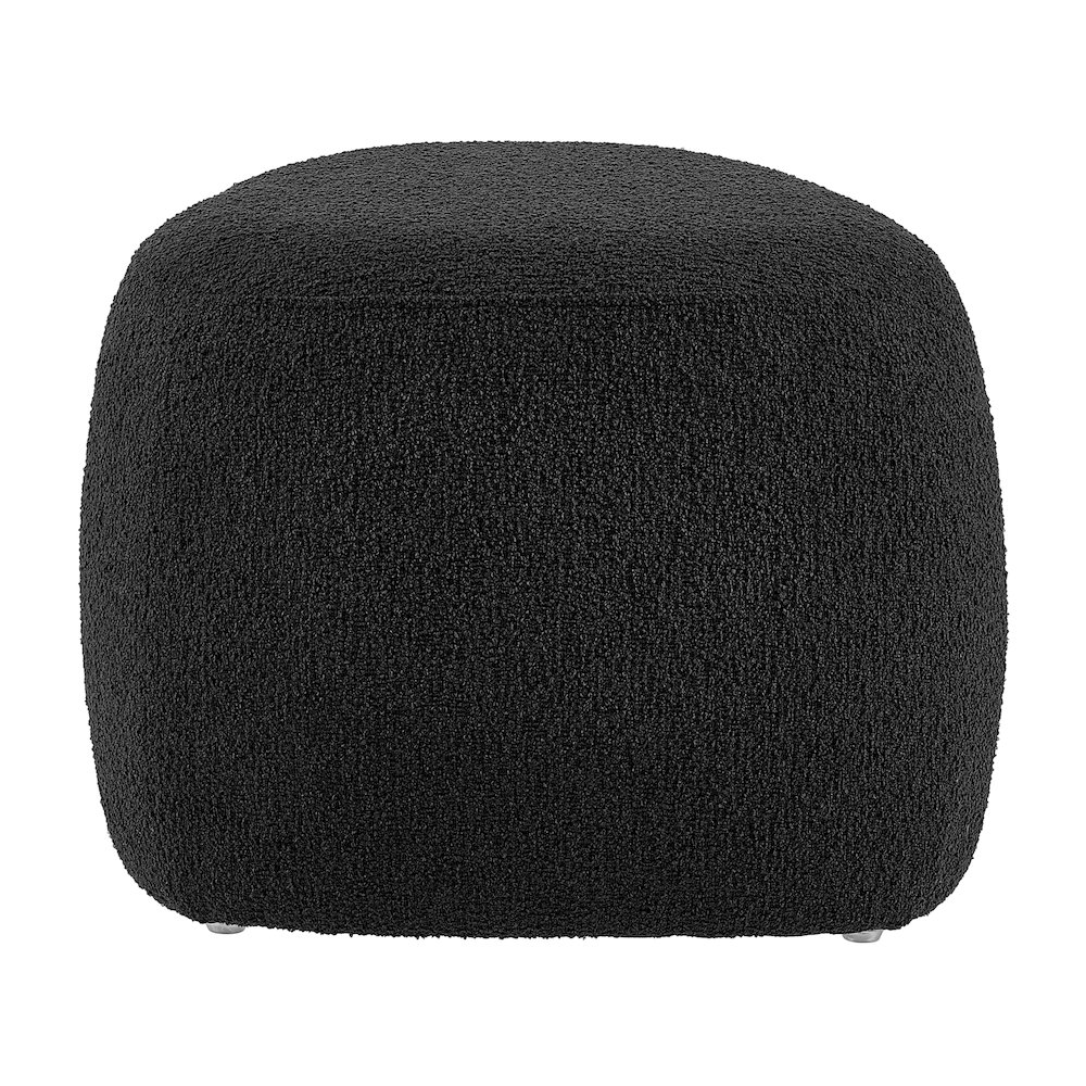 Carlese Boucle Small Ottoman. Picture 4