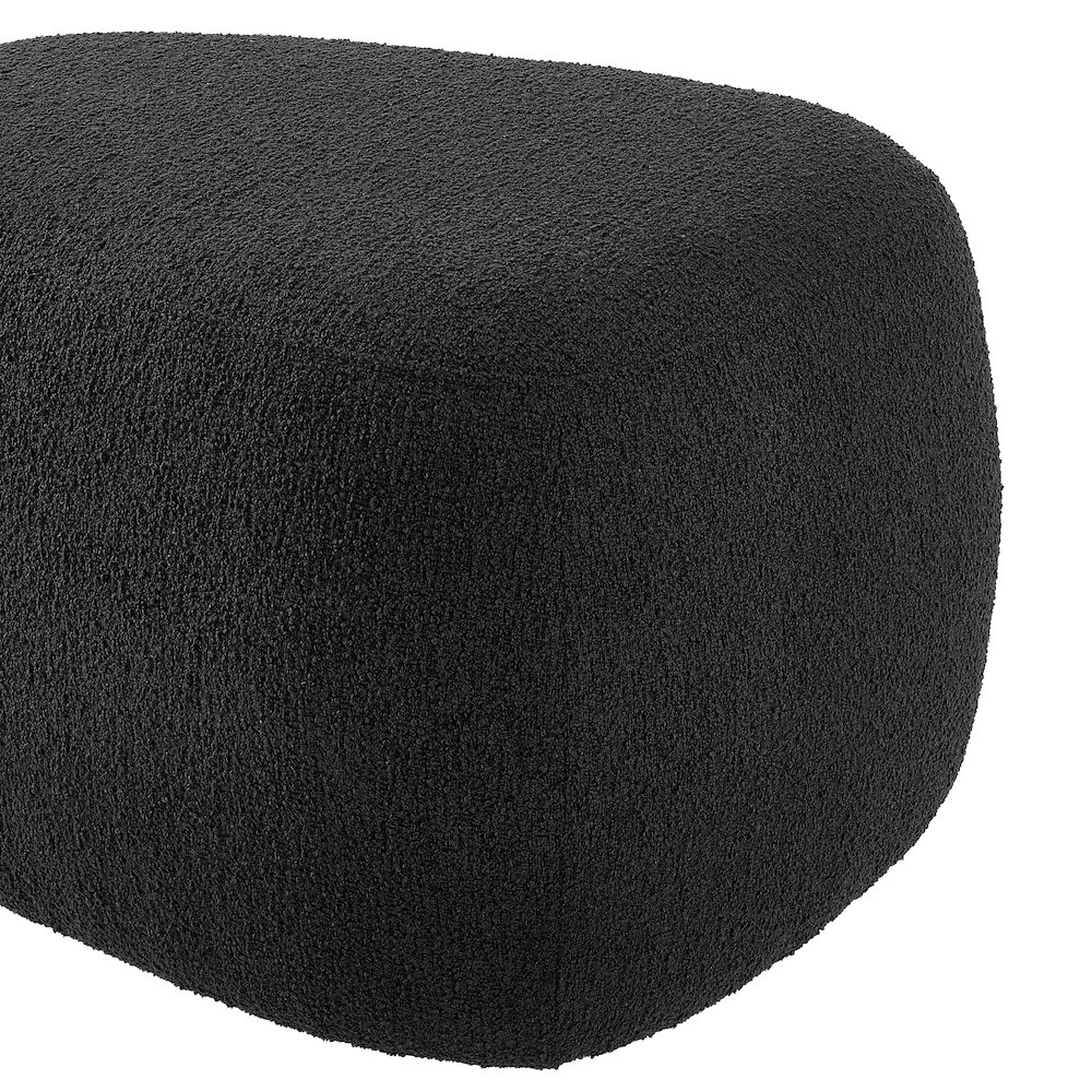 Carlese Boucle Small Ottoman. Picture 7