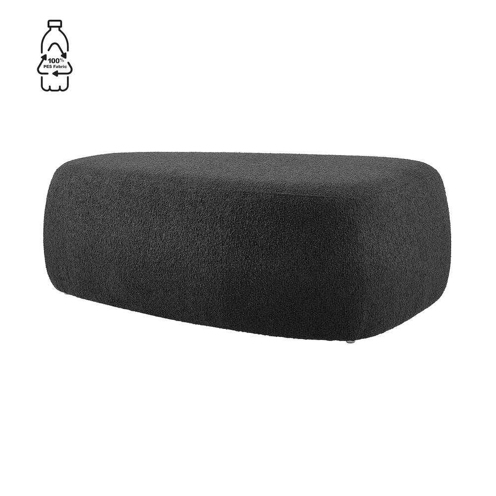 Carlese Boucle Big Ottoman. Picture 1