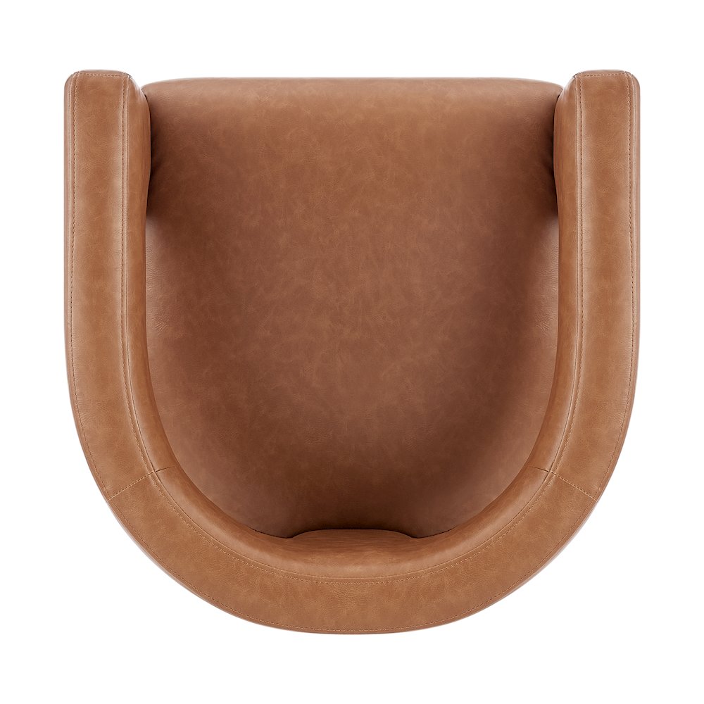 Sherlyn PU Dining Side Arm Chair. Picture 6