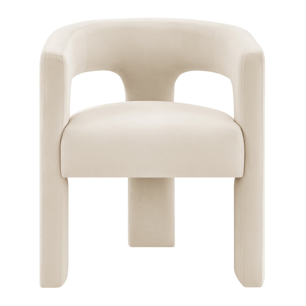 Sherlyn Velvet Dining Side Arm Chair. Picture 2