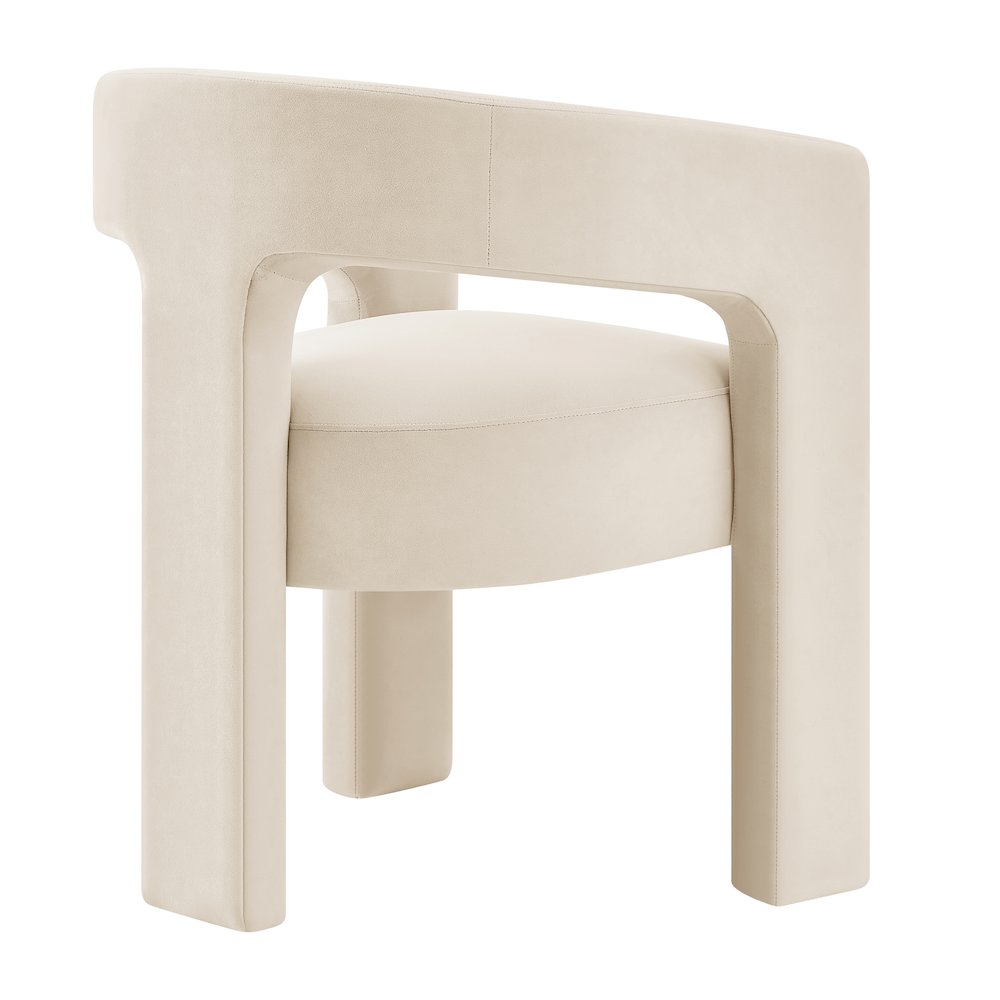 Sherlyn Velvet Dining Side Arm Chair. Picture 5
