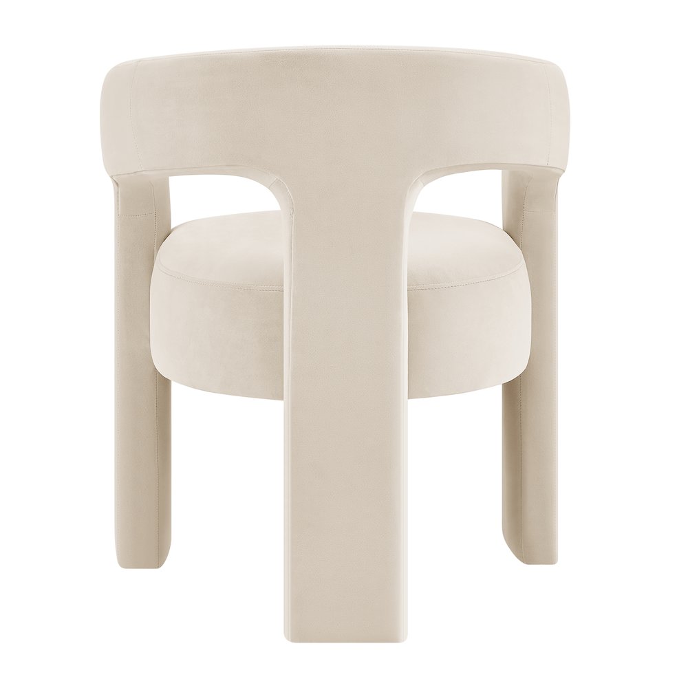 Sherlyn Velvet Dining Side Arm Chair. Picture 4