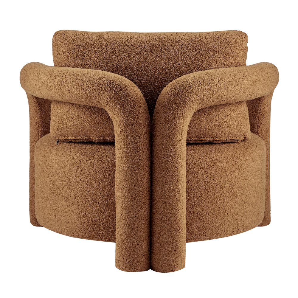 Maisie Faux Shearling Accent Arm Chair. Picture 4