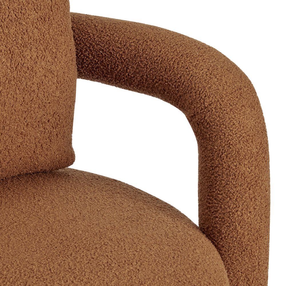 Maisie Faux Shearling Accent Arm Chair. Picture 8