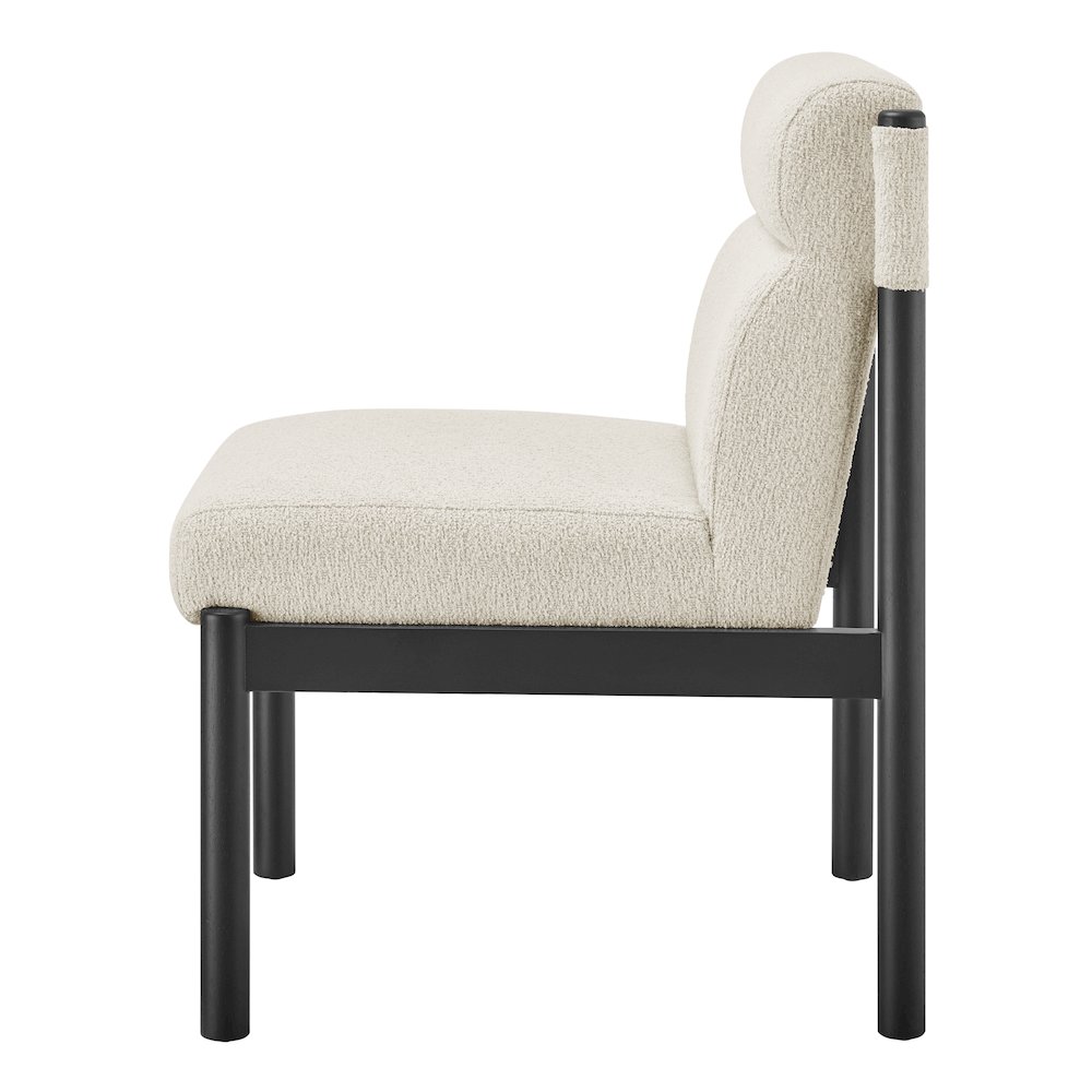 Micah Boucle Dining Side Chair. Picture 3