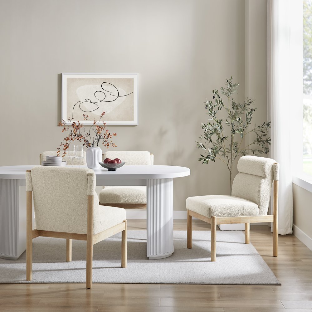 Micah Boucle Dining Side Chair. Picture 10