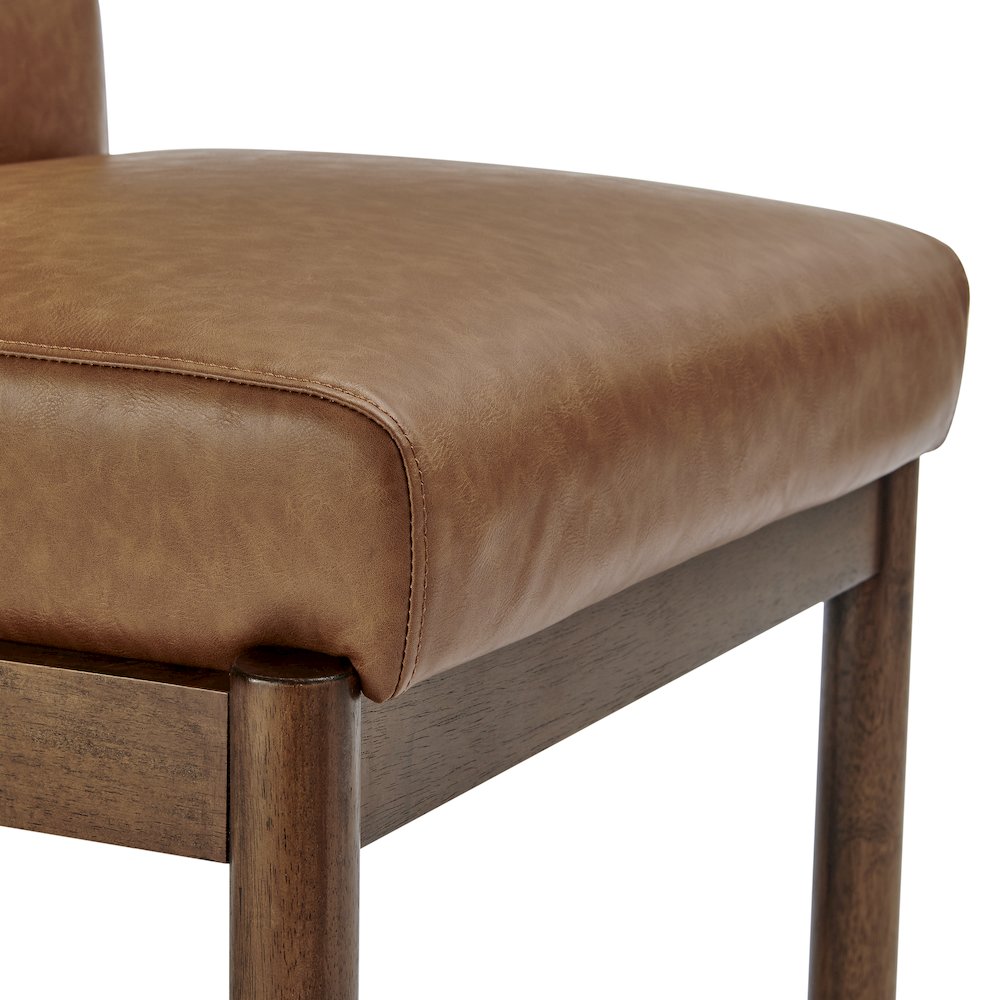 Micah Faux Leather Dining Side Chair. Picture 8