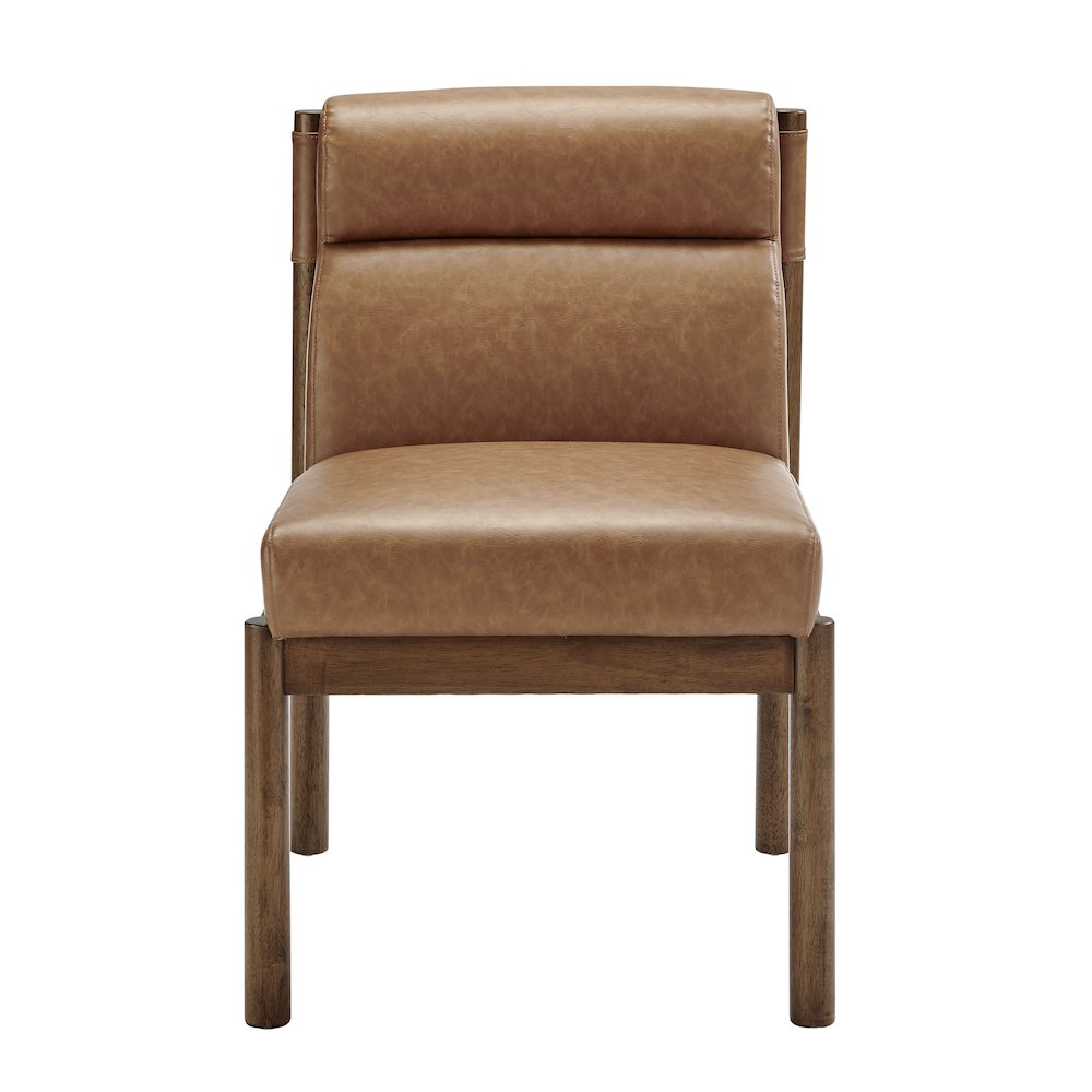 Micah Faux Leather Dining Side Chair. Picture 2
