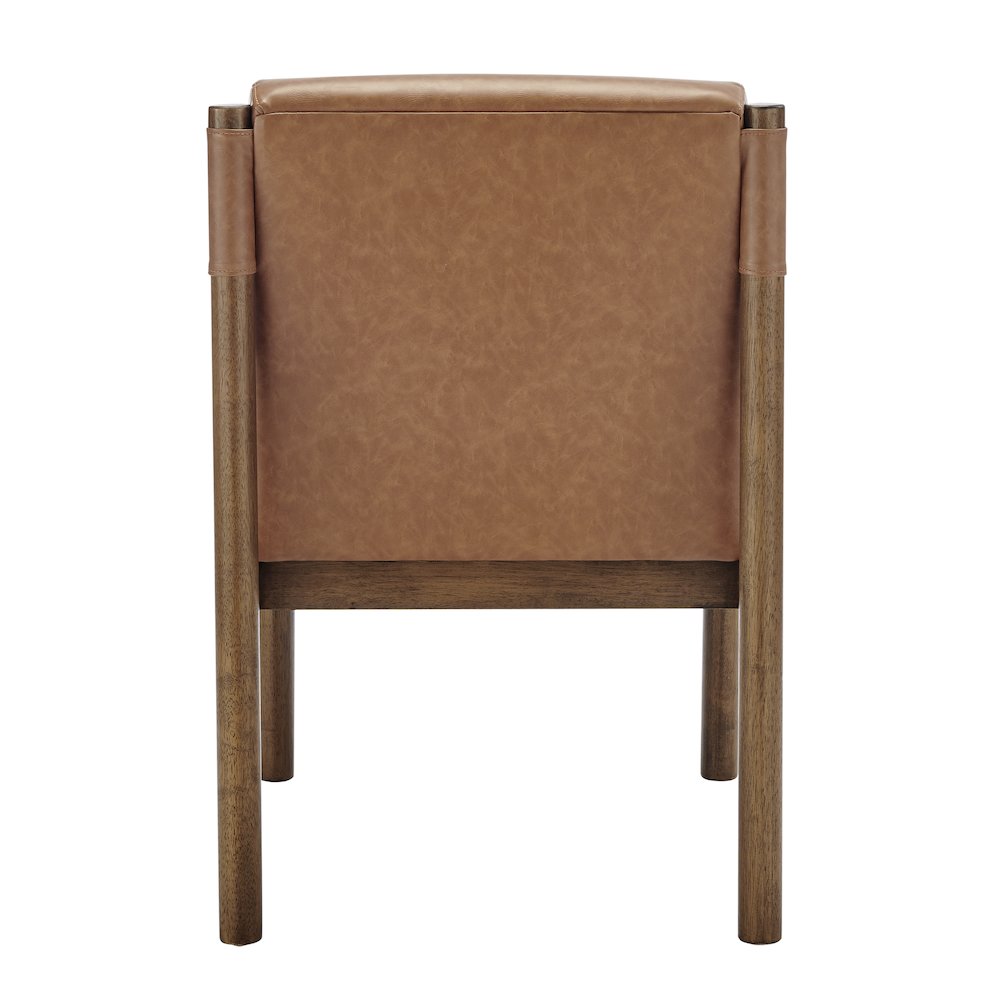 Micah Faux Leather Dining Side Chair. Picture 4