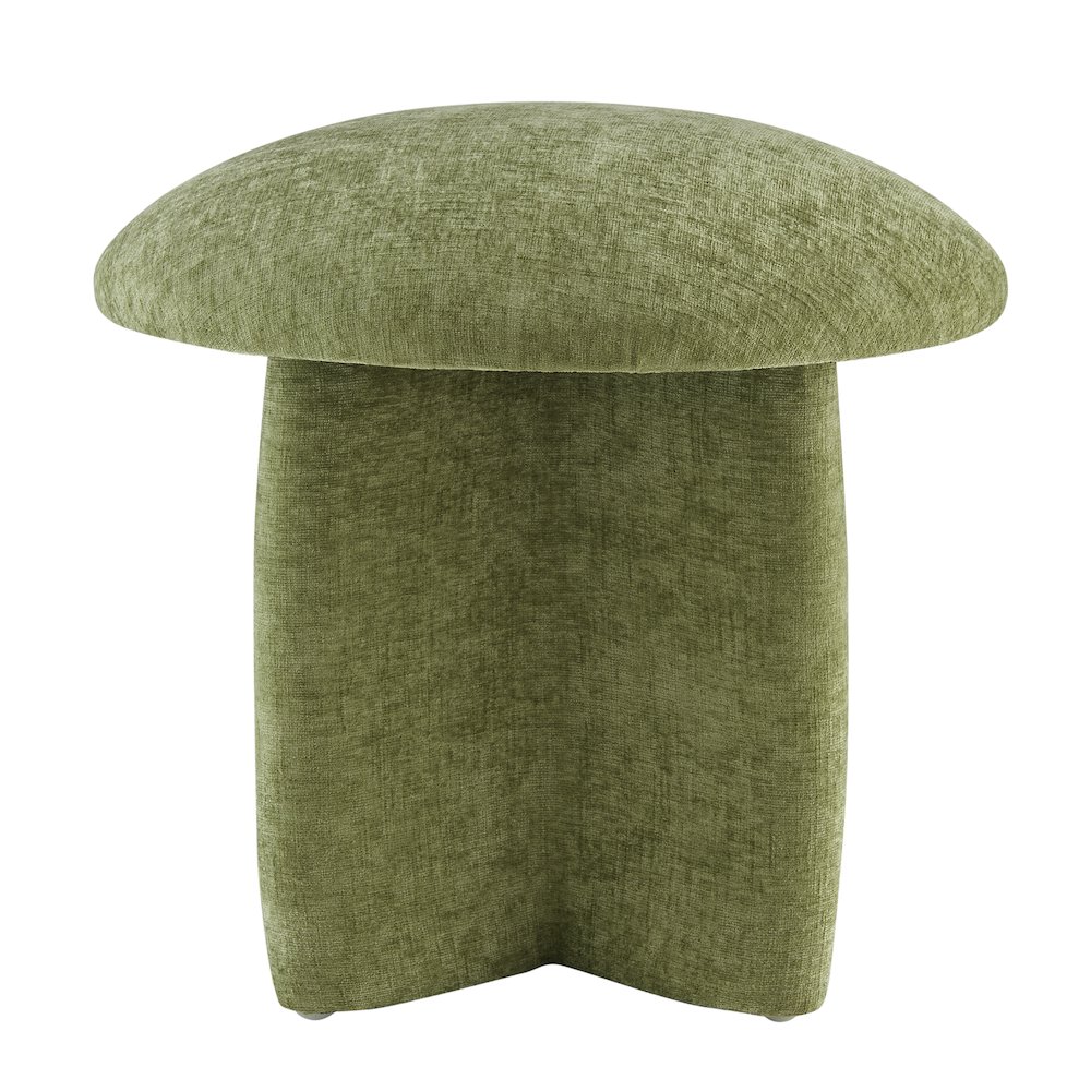 Cielo Chenille Ottoman. Picture 2