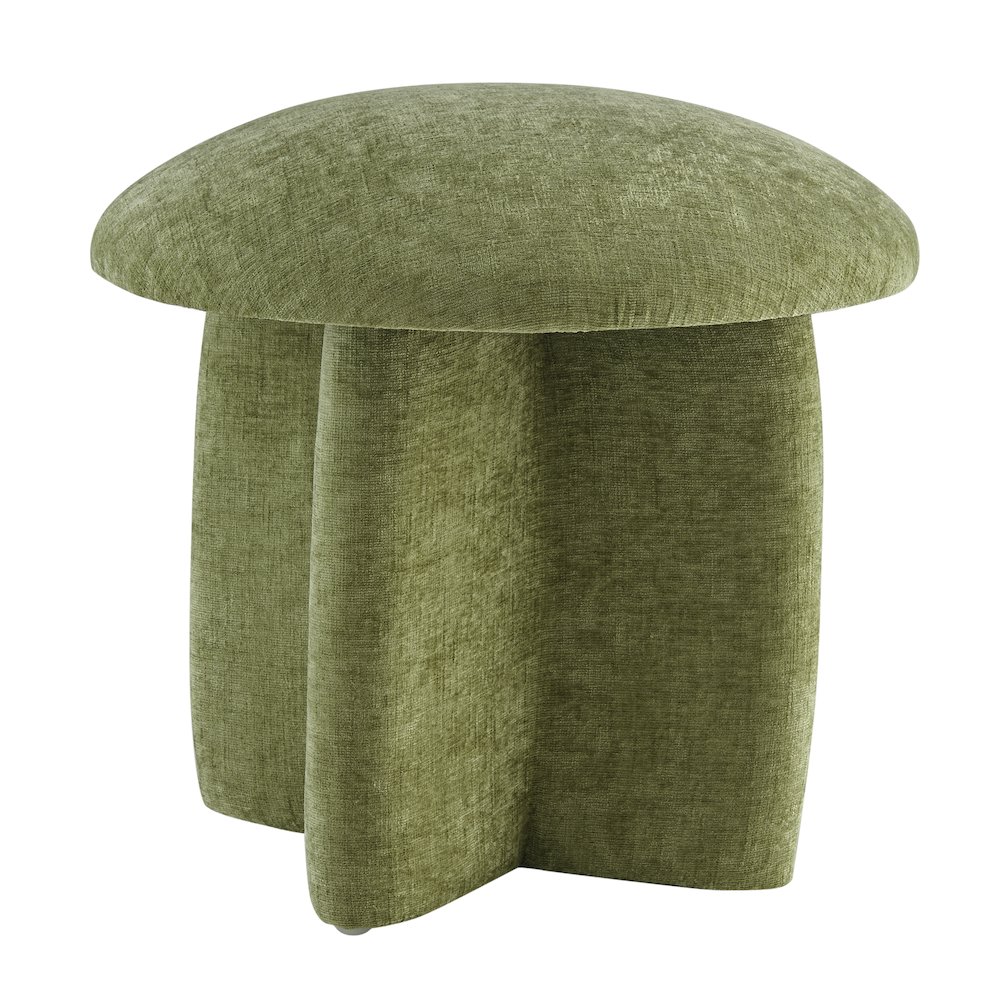 Cielo Chenille Ottoman. Picture 1