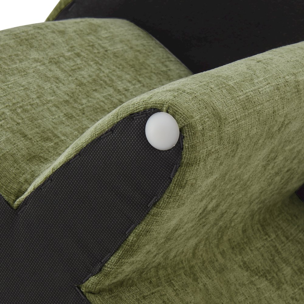 Cielo Chenille Ottoman. Picture 6