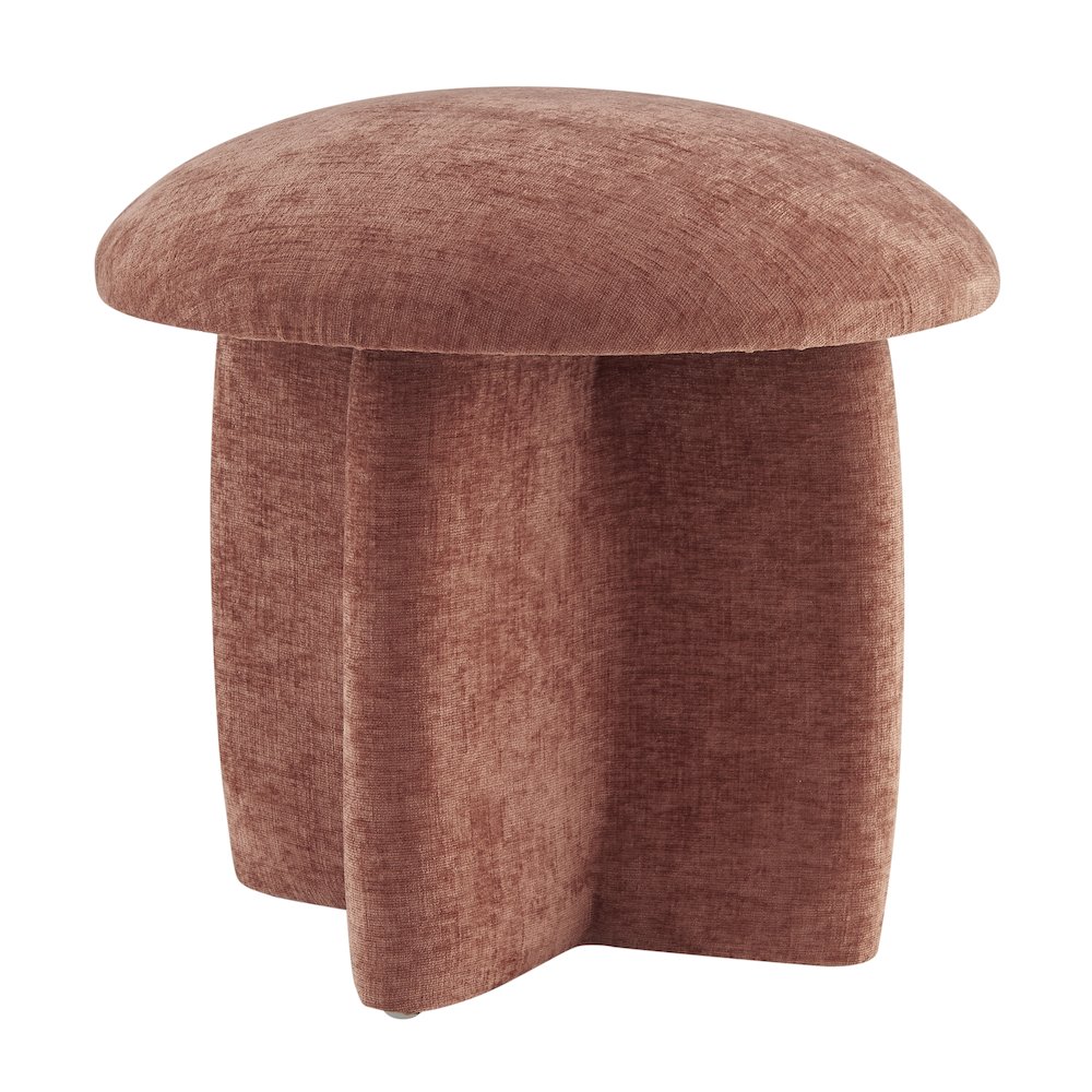 Cielo Chenille Ottoman. Picture 1
