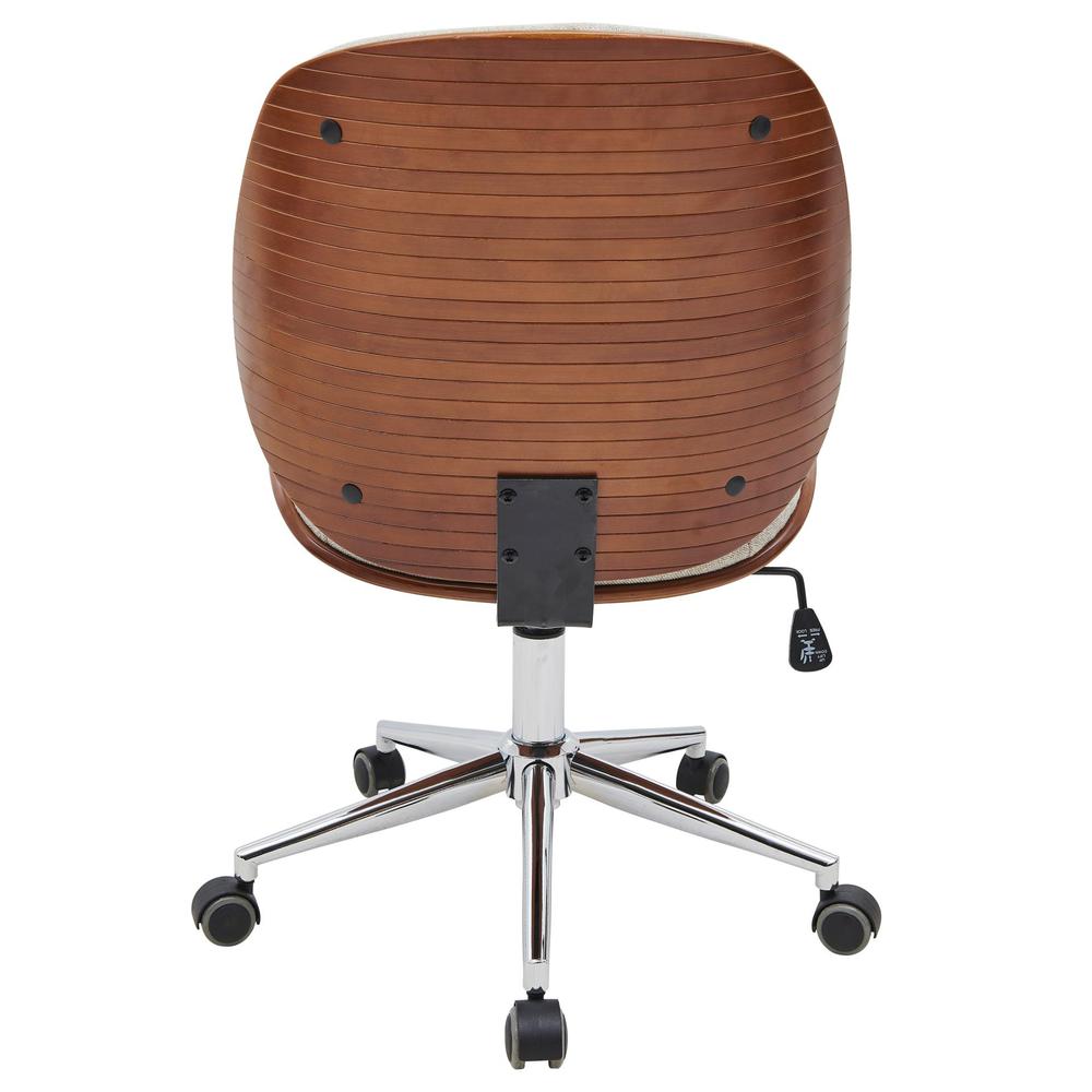 Shaun Fabric Bamboo Office Chair. Picture 7