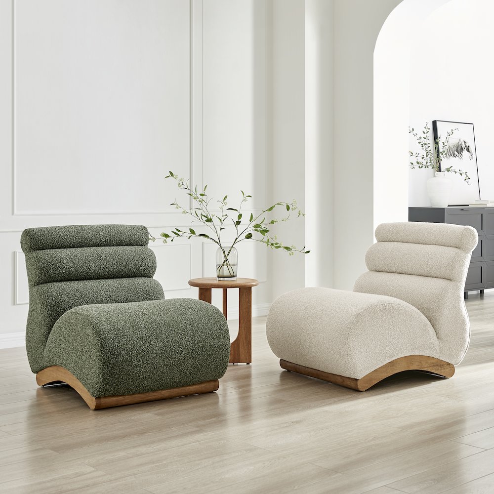 Lucius Boucle Accent Chair. Picture 10