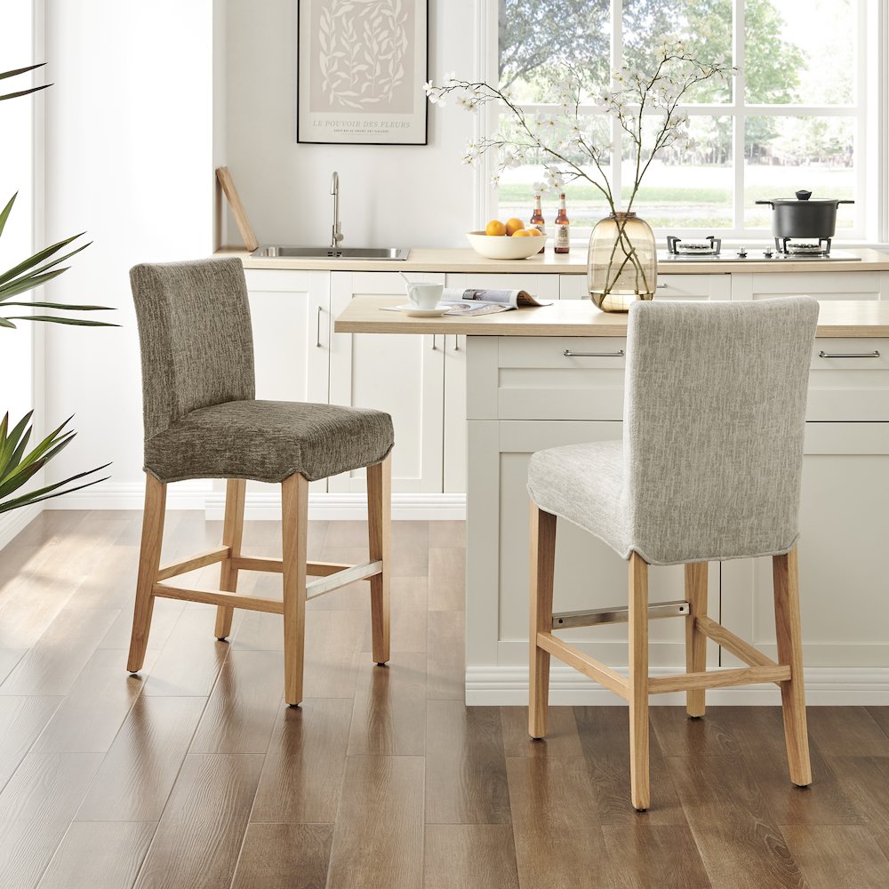 Milton Fabric Counter Stool. Picture 10