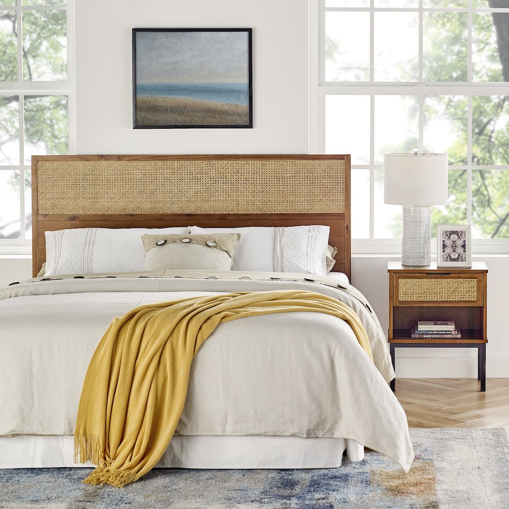Caine Rattan Nightstand. Picture 7
