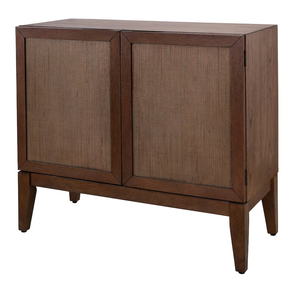 Deria 2-Door Cabinet - Walnut. Picture 1