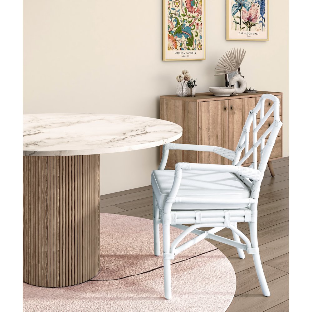 Kara Rattan Arm Chair. Picture 8