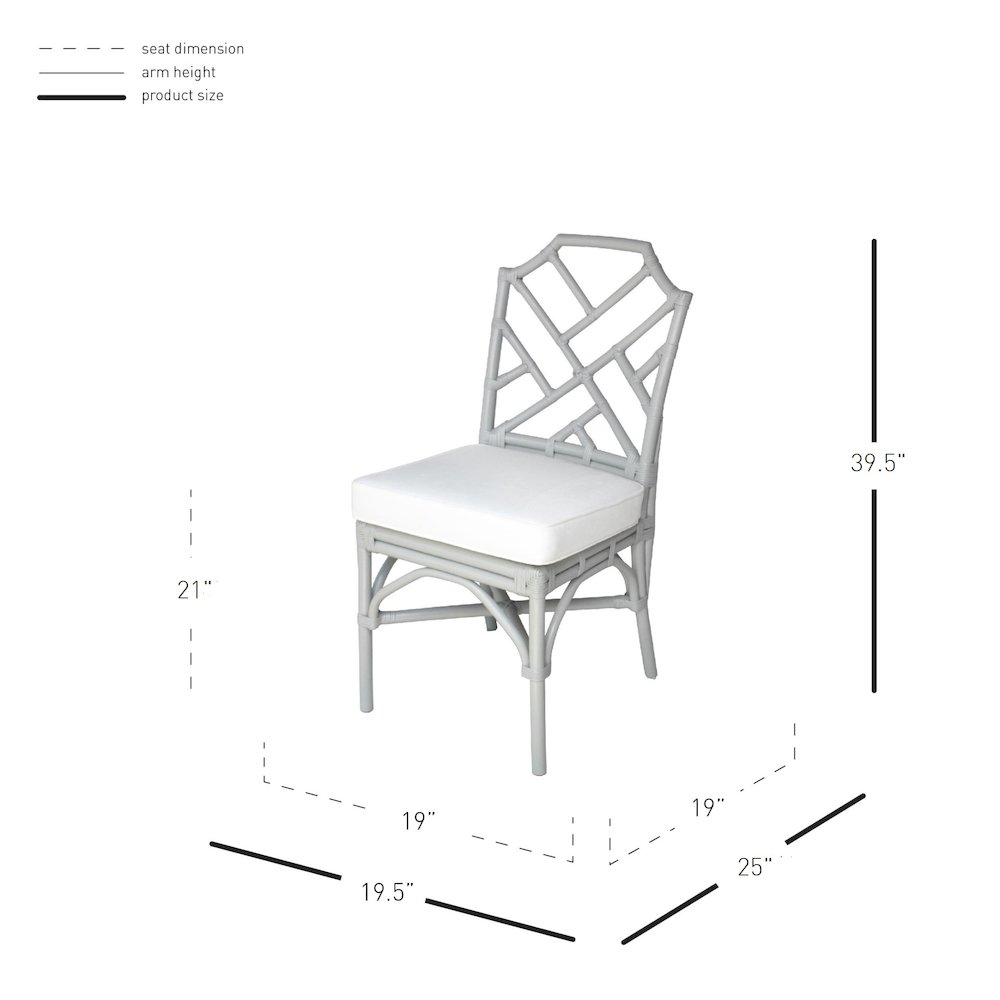 Kara Rattan Chair, (Set of 2). Picture 9