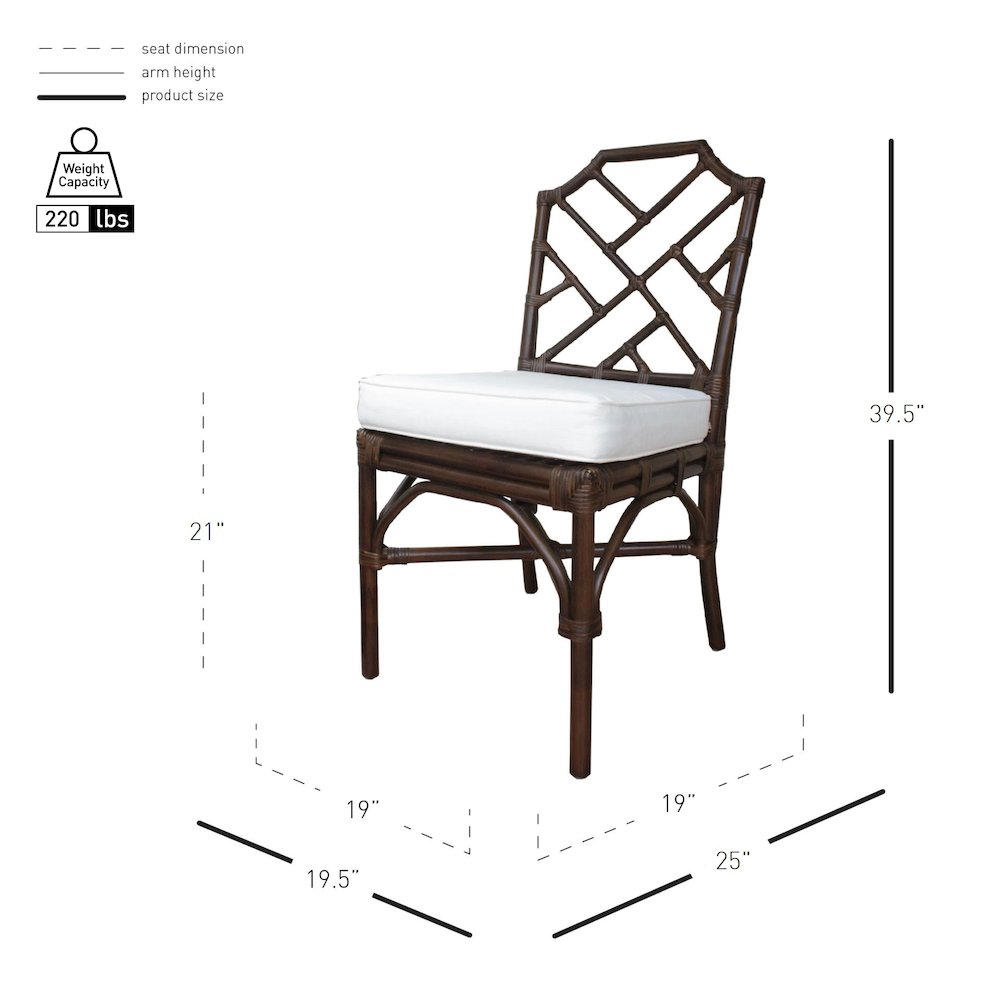 Kara Rattan Chair, (Set of 2). Picture 8