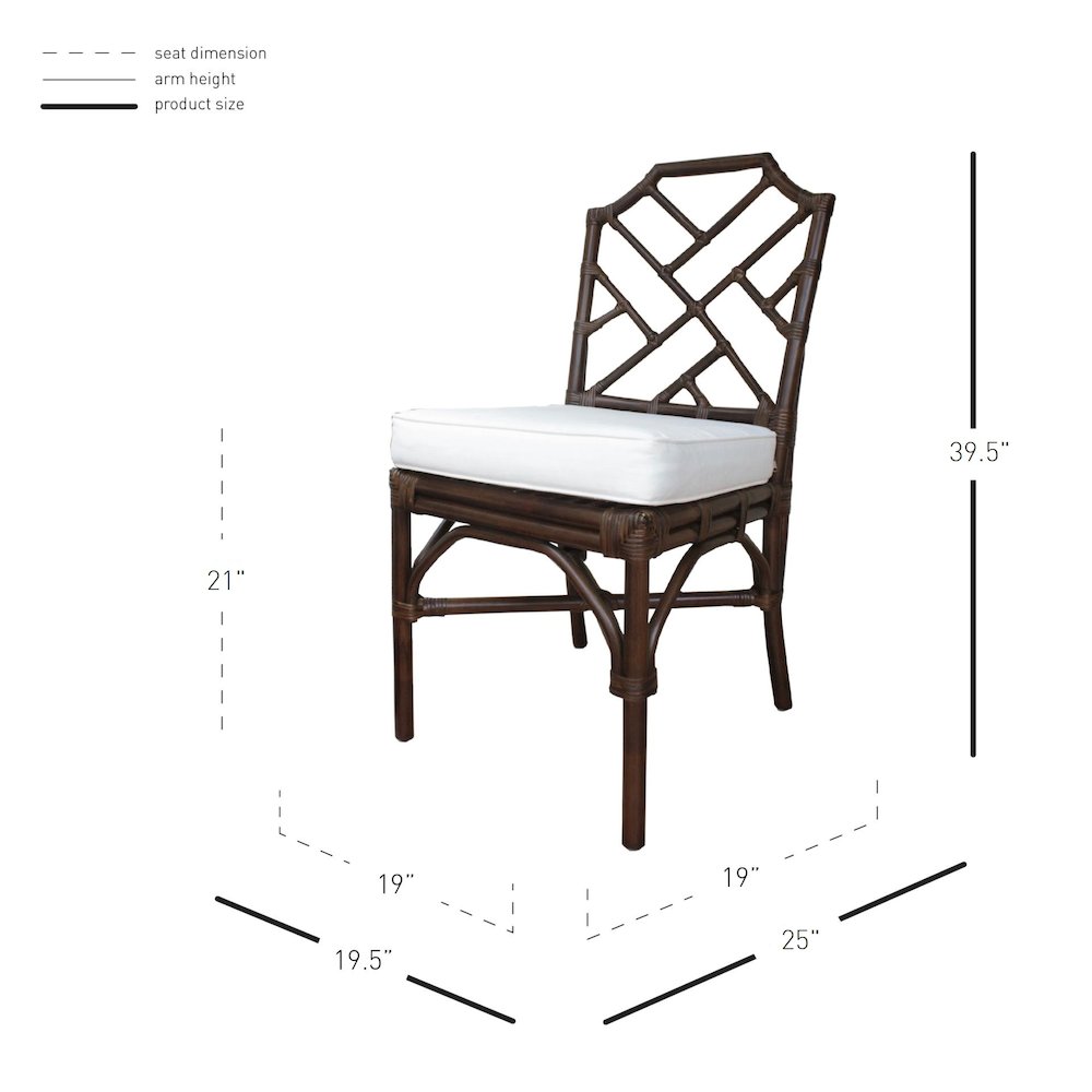 Kara Rattan Chair, (Set of 2). Picture 9