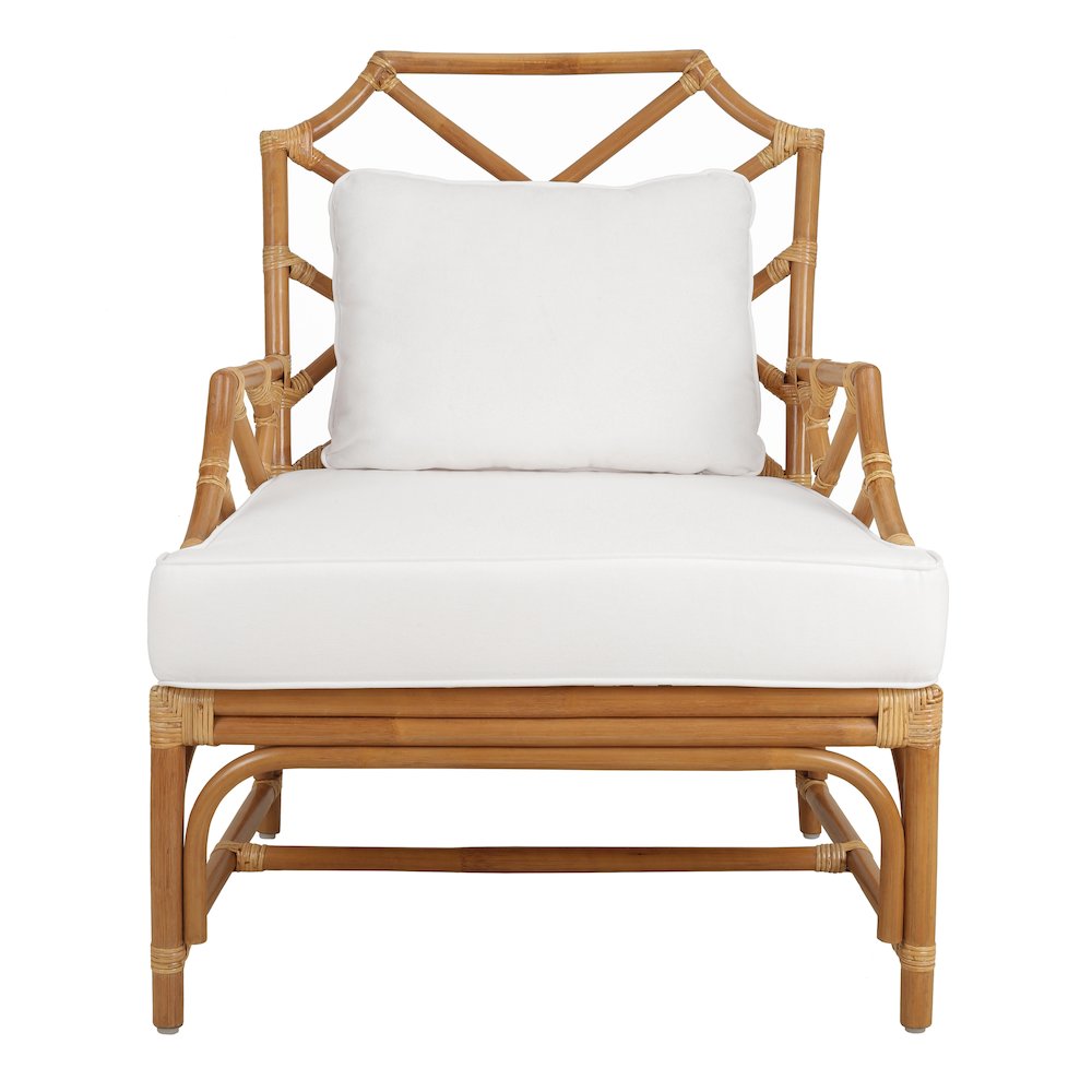 Kara Rattan Accent Arm Chair. Picture 2