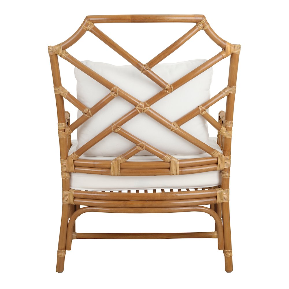 Kara Rattan Accent Arm Chair. Picture 4