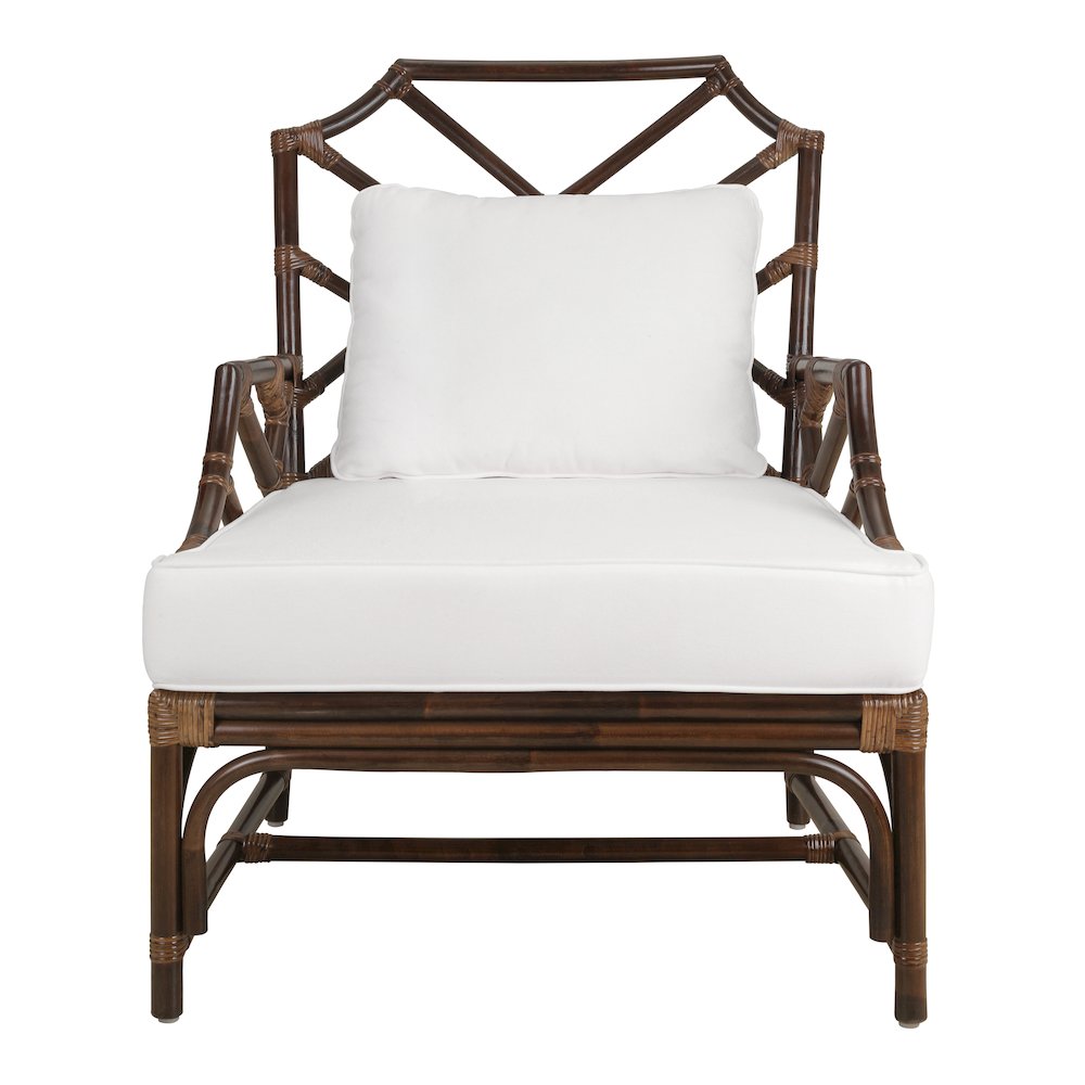 Kara Rattan Accent Arm Chair. Picture 2
