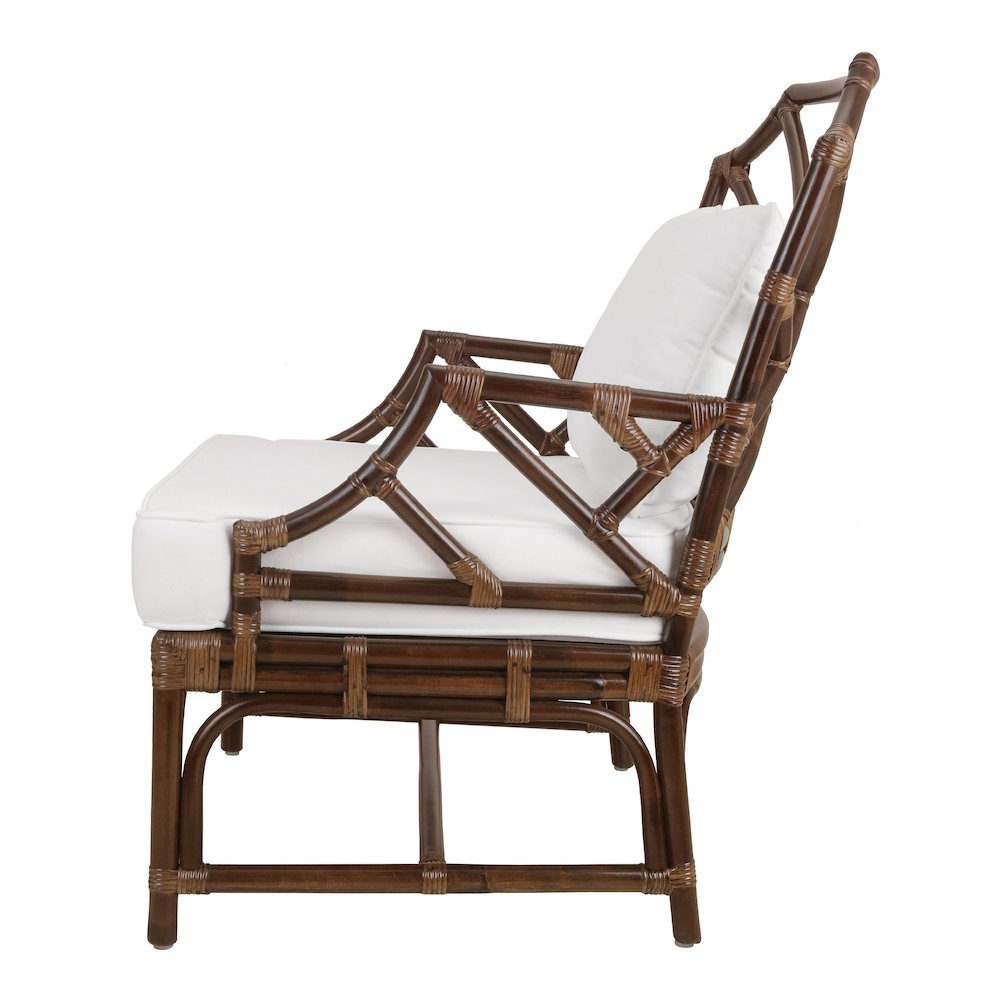 Kara Rattan Accent Arm Chair. Picture 3