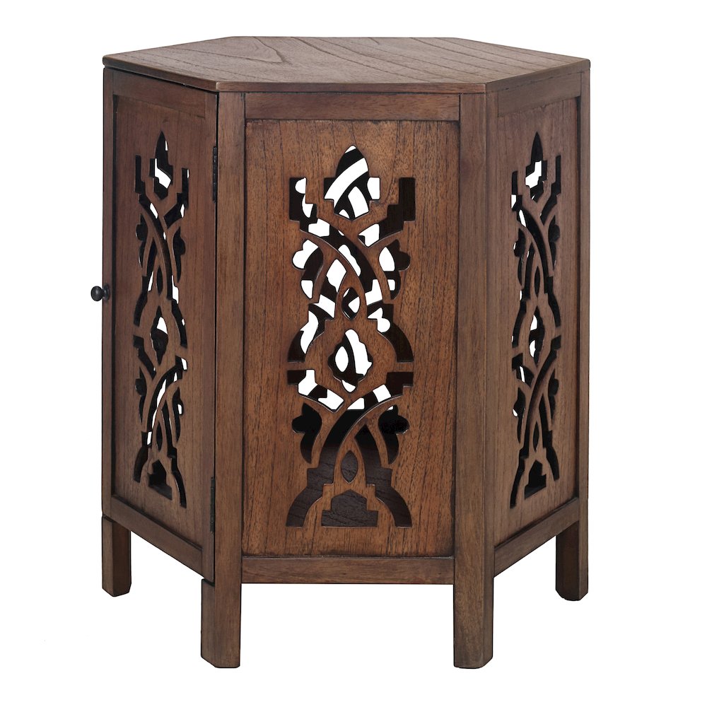 Seema Accent Table - Walnut. Picture 4